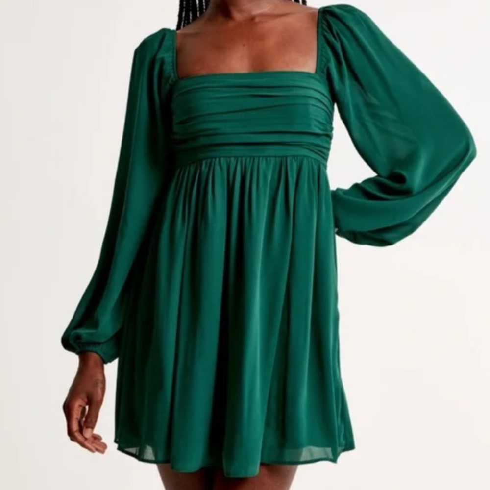 Abercrombie & Fitch dress NWT black and green